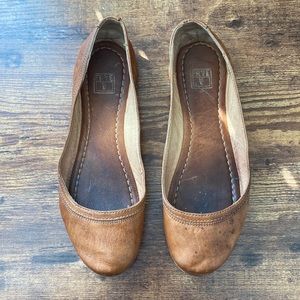 Frye Carson Leather Ballet Flat Women's Size 7